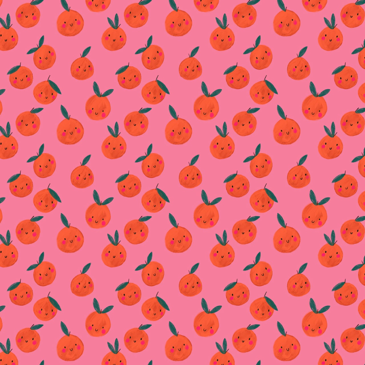 Apples - Pink - Happy Fruit - homesewn