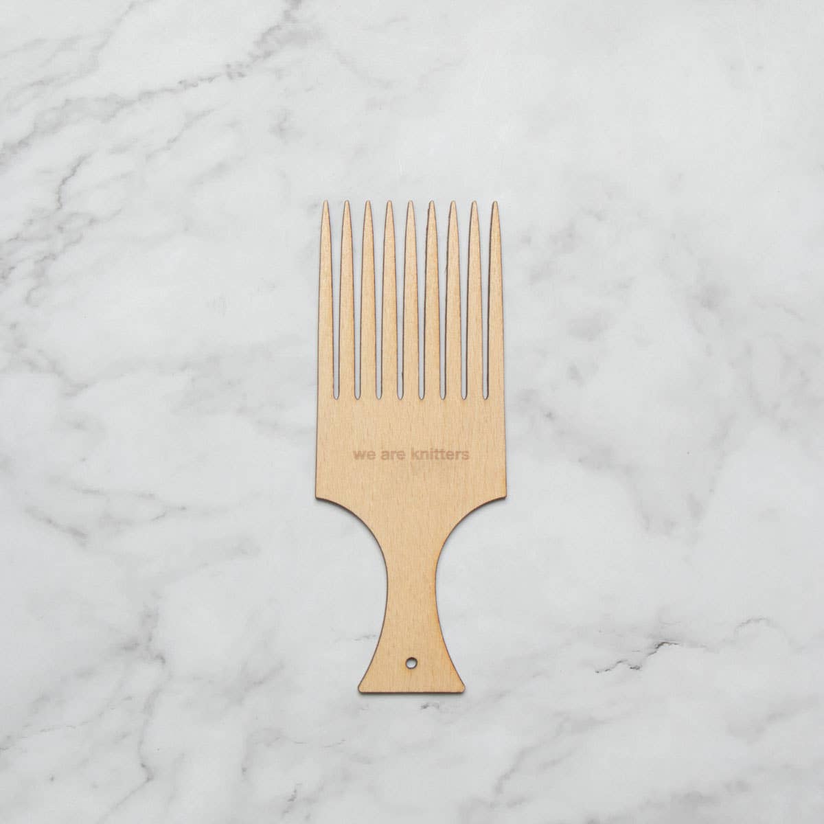 Wooden Weaving Comb - WE ARE KNITTERS - homesewn